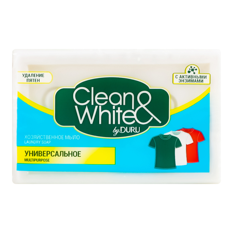 Мило господарське універсальне Clean&White Duru 120г (8690506517854)